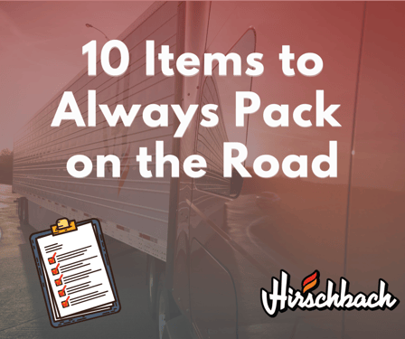 10 Items to Always Pack on the Road
